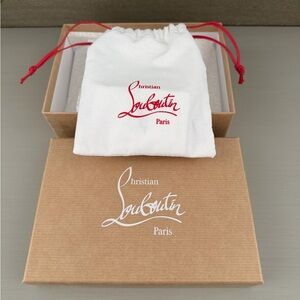 Christian Louboutin Box with White and Red Dust Bag